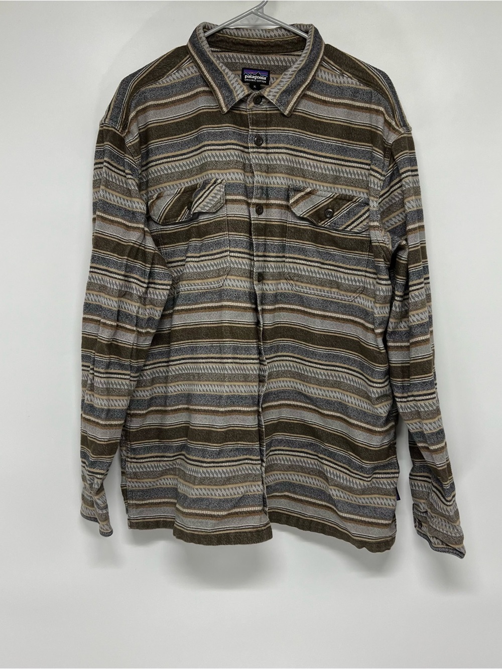 Patagonia men’s thick flannel shirt XL